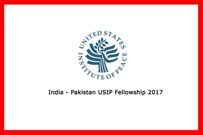 India Pakistan USIP Fellowship in US 2017