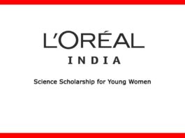 LOREAL Science Scholarship for Young Women