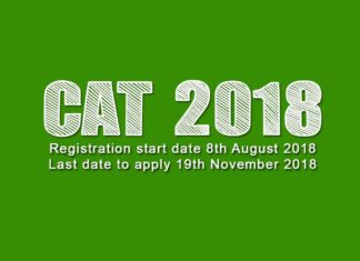 CAT 2018 Notification