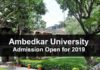 Ambedkar University UG admission 2019