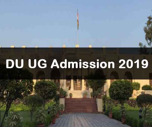 Delhi University UG Admission 2019