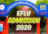 EFLU Admission 2020