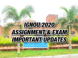 IGNOU Assignment and Exam Important Updates