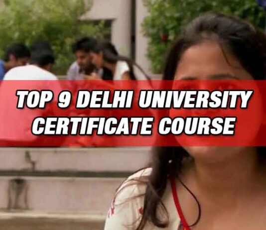 Delhi University Certificate Courses