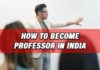 Career as Professor