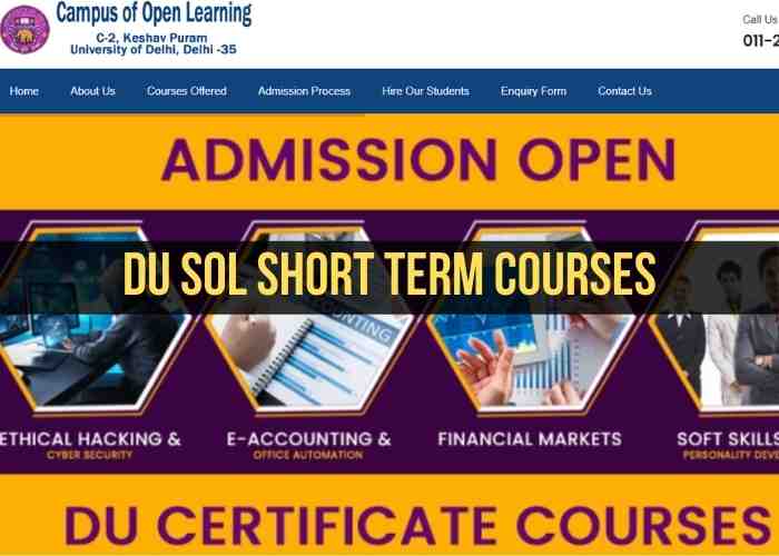 DU SOL Short Term Courses